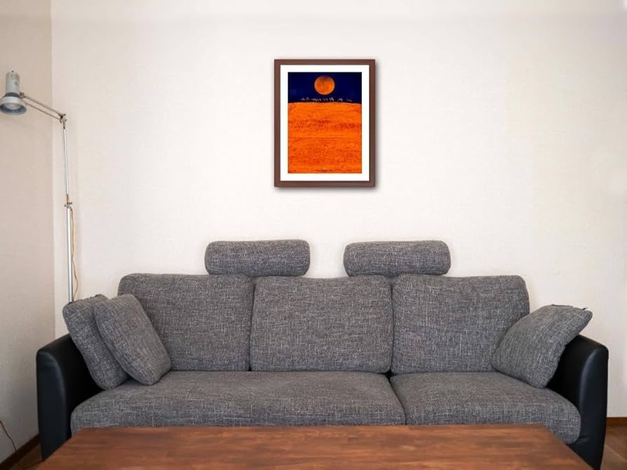 アート写真【A3サイズ】ORANGE JOURNEY（オレンジの旅）木製額入り